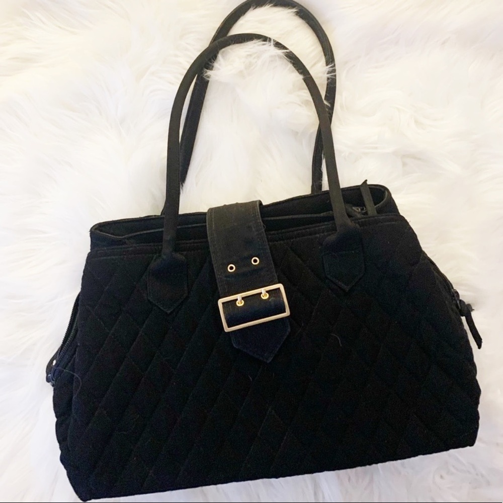 Vera Bradley | Black Quilted Handbag